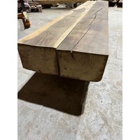 Sideboard Lowboard Eichenboard Eichenbank Eichenbalken Balkenbank Ablage Massiv von WoodworkinngMeyer