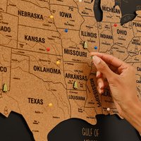 Usa Wandbehang Reisekarte Mit Pins, Karte Wohnung Dekor 5Th Jahrestag Geschenk, Hölzern Wand Kunst Reisegeschenk Usa Wandbehang Reisekarte Mit Pins, Karte Wohnung Dekor 5Th Jahrestag Geschenk, Hölzern Wand Kunst Reisegeschenk von WoodyWoodUA