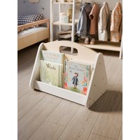 Montessori Tragbares Bücherregal, Ausstellungsregal, Perfektes Babygeschenk von WoodzHome