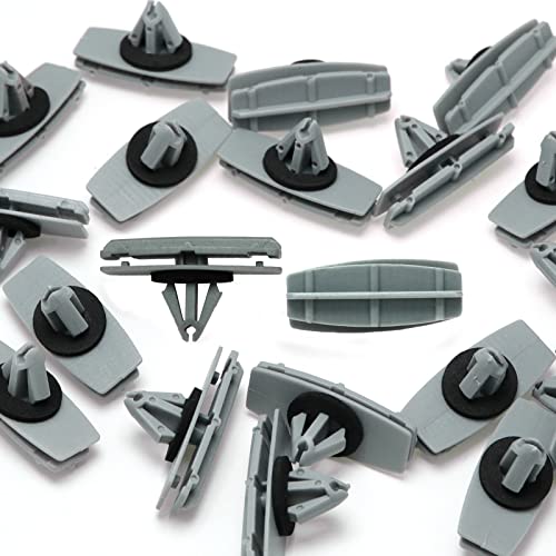Woodzdon 20 Stück Rad Fender Flare Moulding Clip 55157055AA für Jeep Liberty Wrangler Grand Cherokee 2002–2012 für Dodge Ram 1500 Nitro Durango Avenger für Chrysler Sebring 55157065AA passend für 9 mm Loch von Woodzdon