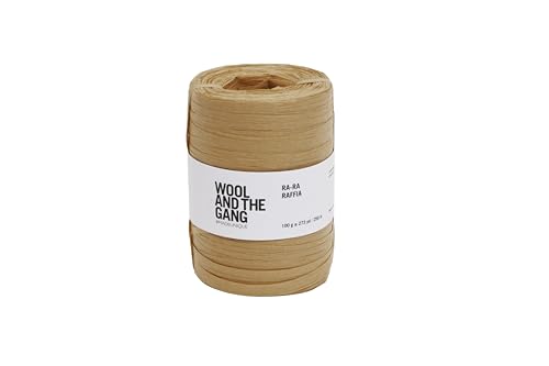 Wool and the Gang Ra Ra Raffia, Tropez Tan (221), 100g von Wool and the Gang