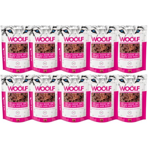 Woolf Kleine Knochen mit Ente und Reis/small Bone of Duck and Rice (10 x 100g) von Woolf