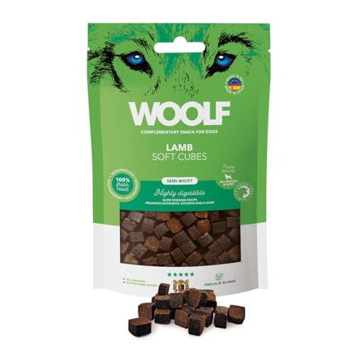 Woolf Lamb Soft Cubes Hundeleckerlis, 100 g, Einzelpackung Woolf Lamb Soft Cubes Hundeleckerlis, 100 g, Einzelpackung von Woolf