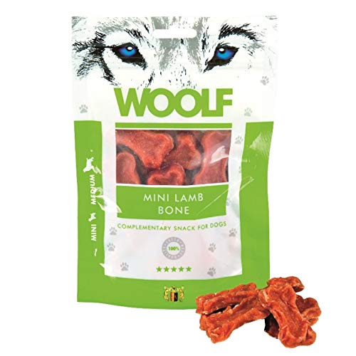 Woolf Miniknochen mit Lamm (Lamm 10 x 100g) von Woolf