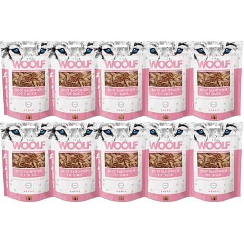 Woolf zarte Entensandwichwürfel (Ente, 10 x 100g) von Woolf