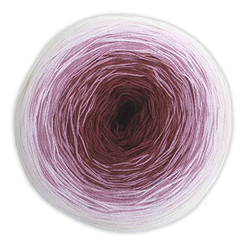 Farbverlaufsgarn Bobbel 4-fädig 1000m, Woolly Hugs Bobbel Cotton XXL color 607, zum Stricken oder Häkeln, 250g von Woolly Hugs