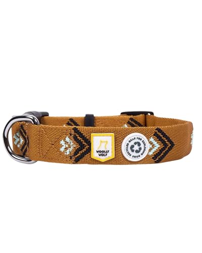 Woolly Wolf Sea to Summit Halsband für große Hunde Gr. L - Verstellbares Hundehalsband mit maximaler Passform aus recyceltem Polyester, Bequemer Sitz Woolly Wolf Sea to Summit Halsband für große Hunde Gr. L - Verstellbares Hundehalsband mit maximaler Passform aus recyceltem Polyester, Bequemer Sitz von Woolly Wolf
