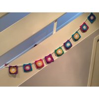 Häkeln Girlande. Ammer. Sunny Side Up Bunting von WoolyFlamingo