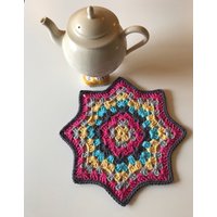 Häkeln Star Mandala von WoolyFlamingo