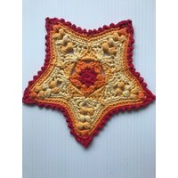 Seestern Mandala von WoolyFlamingo