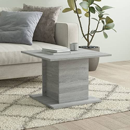 Couchtisch Grau 55,5x55,5x40 cm Holzwerkstoff couchtisch Wohnzimmer Kleiner gartentisch Garten Couchtisch Grau 55,5x55,5x40 cm Holzwerkstoff couchtisch Wohnzimmer Kleiner gartentisch Garten von Woonisher