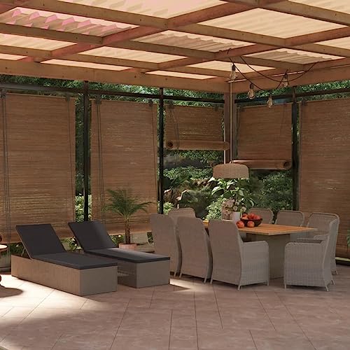 Woonisher 11-TLG. Garten-Essgruppe Poly Rattan Braun Rattan gartenmöbel Set Woonisher 11-TLG. Garten-Essgruppe Poly Rattan Braun Rattan gartenmöbel Set von Woonisher