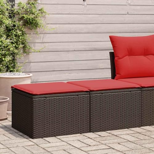 Woonisher 2-TLG. Garten-Sofagarnitur mit Kissen Braun Poly Rattan Akazie Rattan gartenmöbel Set Woonisher 2-TLG. Garten-Sofagarnitur mit Kissen Braun Poly Rattan Akazie Rattan gartenmöbel Set von Woonisher