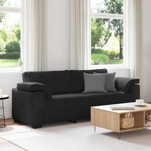 Woonisher 3-Sitzer-Sofa Schwarz 178 cm Samt von Woonisher