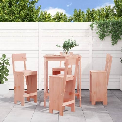 Woonisher 5-TLG. Gartenbar-Set Massivholz Douglasie Rattan gartenmöbel Set Woonisher 5-TLG. Gartenbar-Set Massivholz Douglasie Rattan gartenmöbel Set von Woonisher