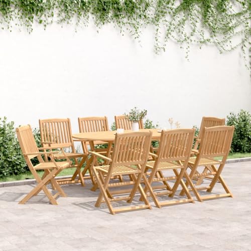 Woonisher 9-TLG. Garten-Essgruppe Massivholz Akazie Rattan gartenmöbel Set Woonisher 9-TLG. Garten-Essgruppe Massivholz Akazie Rattan gartenmöbel Set von Woonisher