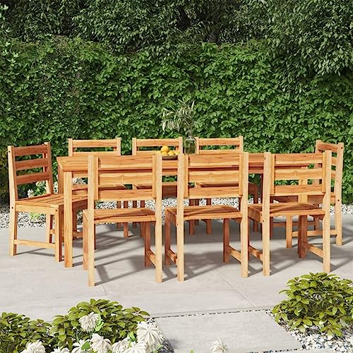 Woonisher 9-TLG. Garten-Essgruppe Massivholz Teak Rattan gartenmöbel Set Woonisher 9-TLG. Garten-Essgruppe Massivholz Teak Rattan gartenmöbel Set von Woonisher