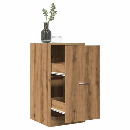 Woonisher Apothekerschrank Artisan-Eiche 40x41x77,5 cm Holzwerkstoff kommoden & sideboards allzweckschrank von Woonisher