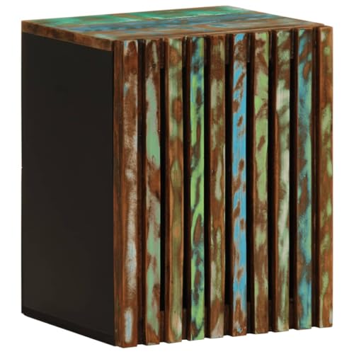 Woonisher Bad-Wandschrank 38x34x48 cm Massivholz Akazie badmöbel Set mit spiegelschrank von Woonisher