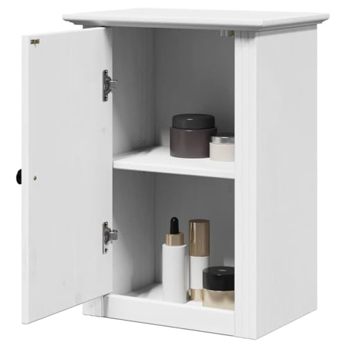 Woonisher Bad-Wandschrank Weiß 44x30x60 cm badmöbel Set mit spiegelschrank von Woonisher