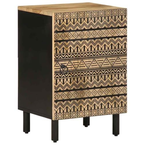 Woonisher Badschrank 38x33,5x58 cm Massivholz Mango badmöbel Set mit spiegelschrank Woonisher Badschrank 38x33,5x58 cm Massivholz Mango badmöbel Set mit spiegelschrank von Woonisher
