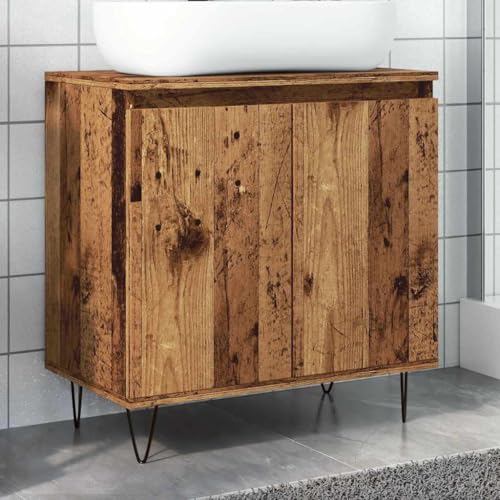 Woonisher Badschrank Altholz-Optik 58x33x60 cm Holzwerkstoff badmöbel Set mit spiegelschrank Woonisher Badschrank Altholz-Optik 58x33x60 cm Holzwerkstoff badmöbel Set mit spiegelschrank von Woonisher