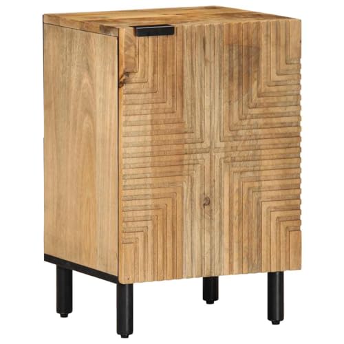 Woonisher Badschrank Braun 38x33,5x58 cm Massivholz Mango badmöbel Set mit spiegelschrank Woonisher Badschrank Braun 38x33,5x58 cm Massivholz Mango badmöbel Set mit spiegelschrank von Woonisher
