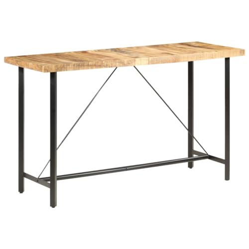 Woonisher Bartisch 180x70x107 cm Raues Mangoholz Woonisher Bartisch 180x70x107 cm Raues Mangoholz von Woonisher
