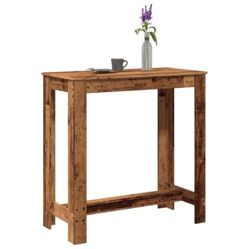 Woonisher Bartisch Altholz-Optik 102x50x103,5 cm Holzwerkstoff von Woonisher