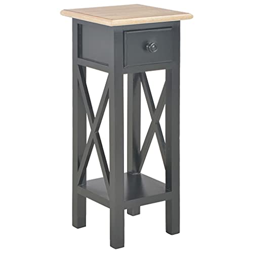 Woonisher Beistelltisch Schwarz 27 x 27 x 65,5 cm Holz beistelltisch Holz Outdoor klein Tisch Woonisher Beistelltisch Schwarz 27 x 27 x 65,5 cm Holz beistelltisch Holz Outdoor klein Tisch von Woonisher
