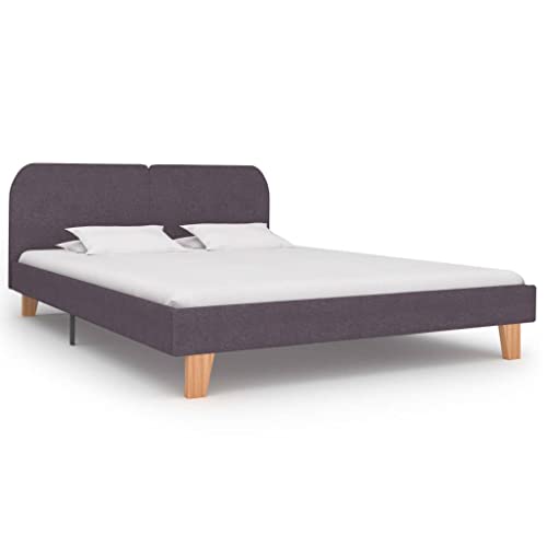 Woonisher Bettgestell Taupe Stoff 180x200 cm, Holzbeine, Robust und Langlebig, Ohne Matratze, Neutrales Design, Vielseitig Einsetzbar Woonisher Bettgestell Taupe Stoff 180x200 cm, Holzbeine, Robust und Langlebig, Ohne Matratze, Neutrales Design, Vielseitig Einsetzbar von Woonisher