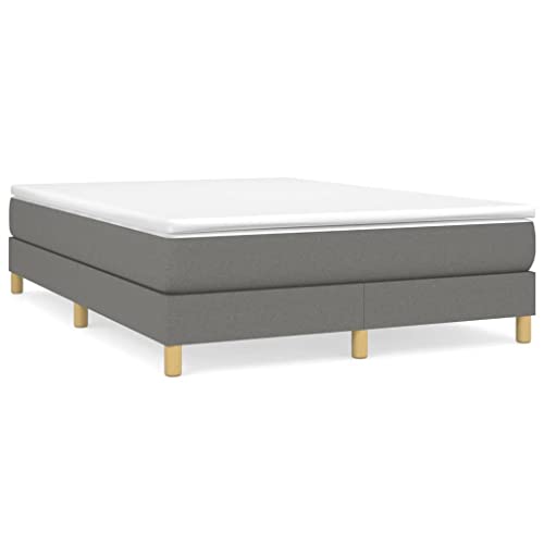 Woonisher Bettgestell ohne Matratze Dunkelgrau 140x200 cm Stoff von Woonisher