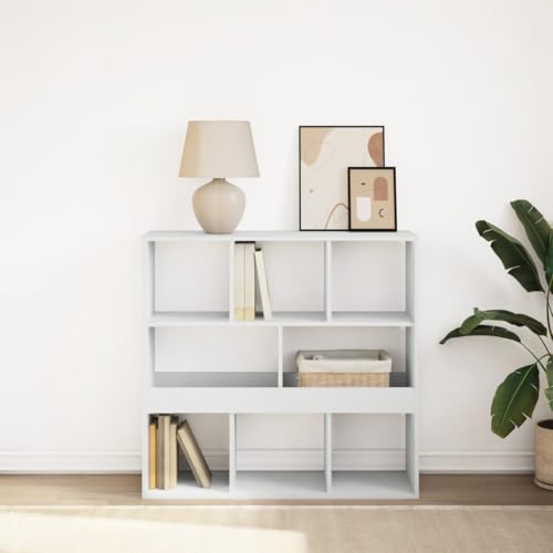 Woonisher Bücherregal/Raumteiler Weiß 100x33x94,5 cm bücherregal Holz von Woonisher