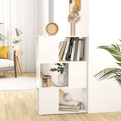 Woonisher Bücherregal Raumteiler Weiß 60x24x94 cm Holzwerkstoff bücherregal Holz Woonisher Bücherregal Raumteiler Weiß 60x24x94 cm Holzwerkstoff bücherregal Holz von Woonisher