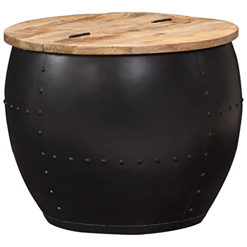 Woonisher Couchtisch Rund 53×43 cm Massivholz Mango Table Basse Salon Petite Table Jardin de Woonisher Couchtisch Rund 53×43 cm Massivholz Mango Table Basse Salon Petite Table Jardin de von Woonisher