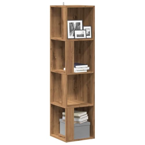 Woonisher Eckregal Artisan-Eiche 33x33x132 cm Holzwerkstoff kommoden & sideboards allzweckschrank Woonisher Eckregal Artisan-Eiche 33x33x132 cm Holzwerkstoff kommoden & sideboards allzweckschrank von Woonisher