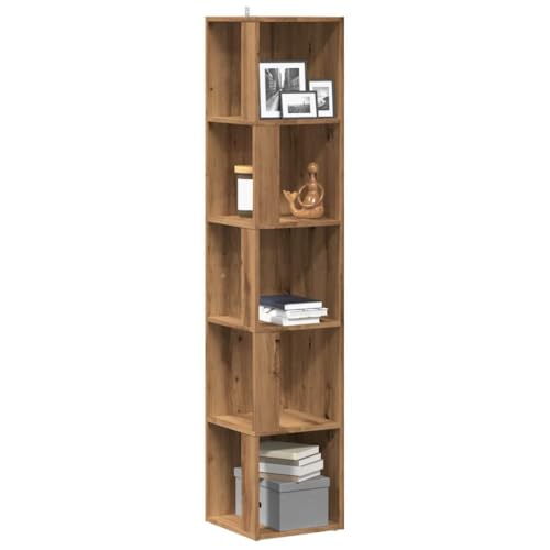 Woonisher Eckregal Artisan-Eiche 33x33x165 cm Holzwerkstoff kommoden & sideboards allzweckschrank Woonisher Eckregal Artisan-Eiche 33x33x165 cm Holzwerkstoff kommoden & sideboards allzweckschrank von Woonisher