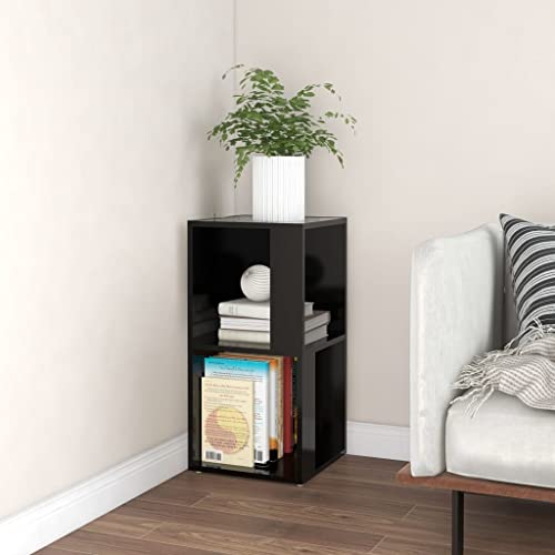 Woonisher Eckregal Schwarz 33x33x67 cm Holzwerkstoff kommoden & sideboards allzweckschrank Woonisher Eckregal Schwarz 33x33x67 cm Holzwerkstoff kommoden & sideboards allzweckschrank von Woonisher