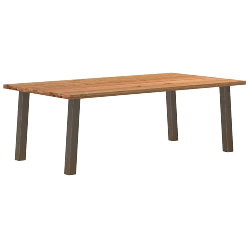 Woonisher Esstisch Hellbraun 220x120x74 cm Massivholz Eiche Rechteckig Woonisher Esstisch Hellbraun 220x120x74 cm Massivholz Eiche Rechteckig von Woonisher