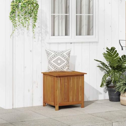 Woonisher Garten-Aufbewahrungsbox 60x50x58 cm Massivholz Akazie von Woonisher