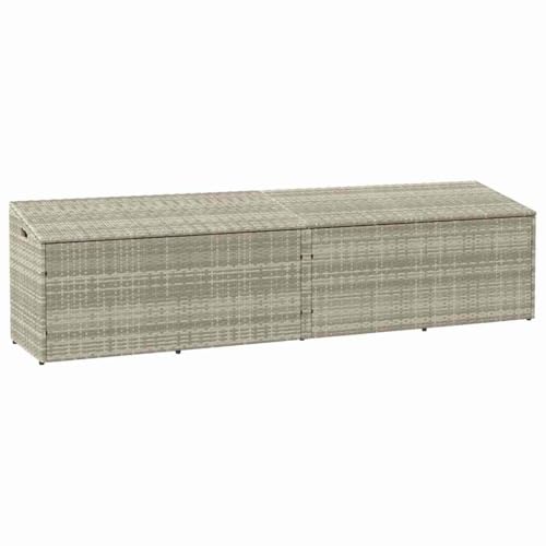 Woonisher Garten-Auflagenbox Hellgrau 110x50x58 cm Poly Rattan aufbewahrungsbox Garten Woonisher Garten-Auflagenbox Hellgrau 110x50x58 cm Poly Rattan aufbewahrungsbox Garten von Woonisher