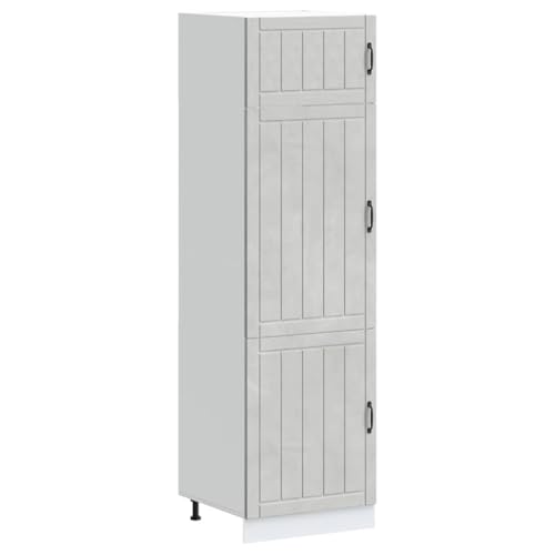 Woonisher Garten-Auflagenbox Hellgrau 220x50x58 cm Poly Rattan aufbewahrungsbox Garten von Woonisher