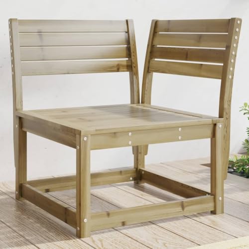 Woonisher Garten-Ecksofa 73x73x78 cm Kiefernholz Imprägniert von Woonisher