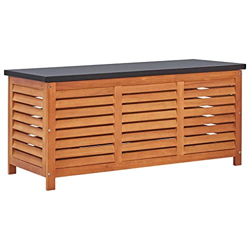 Woonisher Gartenbox 175x80x75 cm Massivholz Akazie aufbewahrungsbox Garten von Woonisher