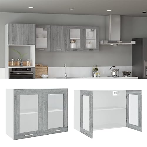 Woonisher Gartenschrank Grau 105x55x113 cm Poly Rattan aufbewahrungsbox Garten von Woonisher