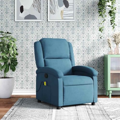 Woonisher Massagesessel Blau Samtwohnzimmersessel Sessel relaxsessel stillsessel Woonisher Massagesessel Blau Samtwohnzimmersessel Sessel relaxsessel stillsessel von Woonisher