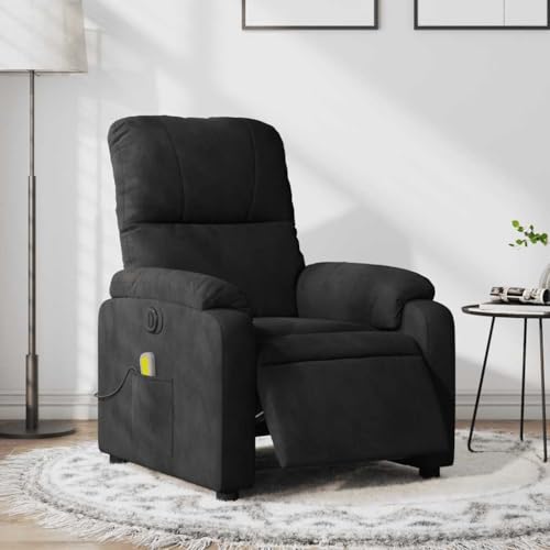 Woonisher Massagesessel Elektrisch Schwarz Mikrofasergewebewohnzimmersessel Sessel relaxsessel stillsessel Woonisher Massagesessel Elektrisch Schwarz Mikrofasergewebewohnzimmersessel Sessel relaxsessel stillsessel von Woonisher