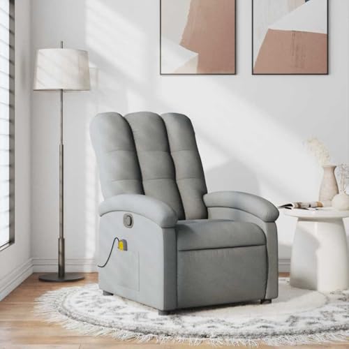Woonisher Massagesessel Hellgrau Stoffwohnzimmersessel Sessel relaxsessel stillsessel Woonisher Massagesessel Hellgrau Stoffwohnzimmersessel Sessel relaxsessel stillsessel von Woonisher