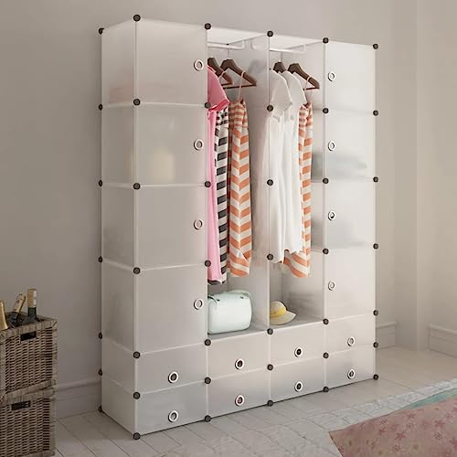 Woonisher Modularer Schrank mit 18 Fächern Weiß 37x146x180,5 cm schuhregal platzsparend Woonisher Modularer Schrank mit 18 Fächern Weiß 37x146x180,5 cm schuhregal platzsparend von Woonisher