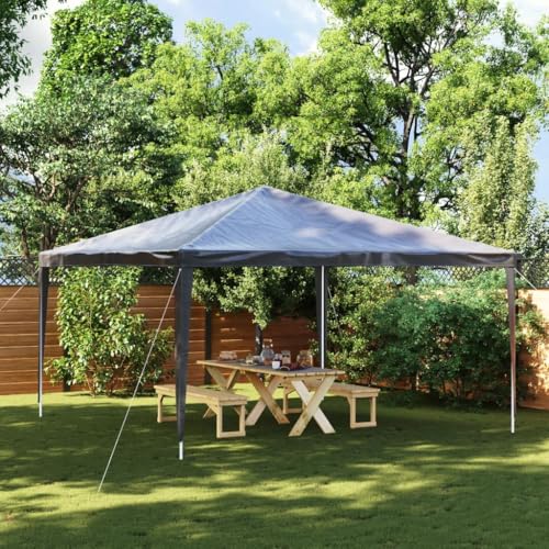Woonisher Profi-Partyzelt 4×4 m Anthrazit 90 g/m² von Woonisher